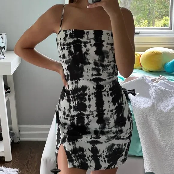 garage bodycon dresses Garage | Dresses | Garage Black Bodycon Dress With A Plunge V Neckline